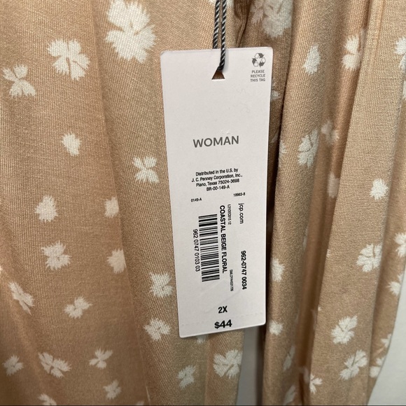 NWT Liz Claiborne Floral Long Sleeve Shirt - Picture 9 of 9